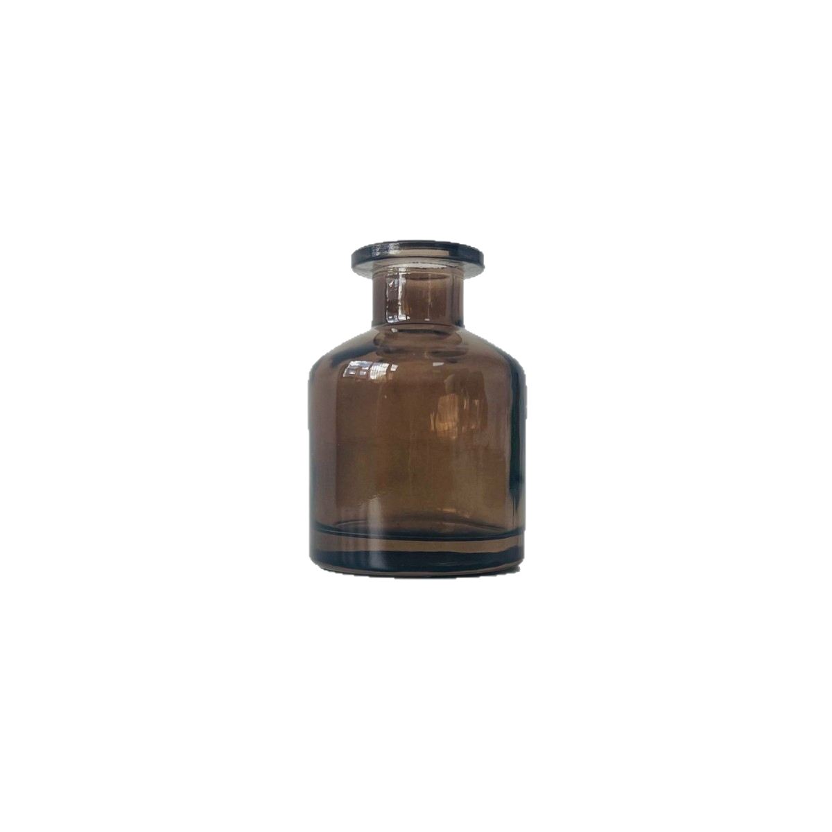 1 pçs/5pcs 50ml difusor de fragrância garrafa presentes de festa recipiente de vidro reed difusor de óleo essencial garrafa difusores de óleo varas: Gradient Brown