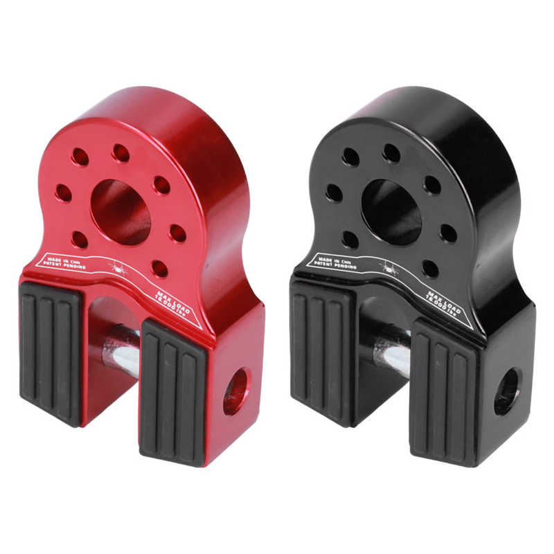 Flat Tow Hook Mount Wear Resistant Winch Shackle Connector 16000lb Loading Rustproof for Trucks for ATV for Pickup