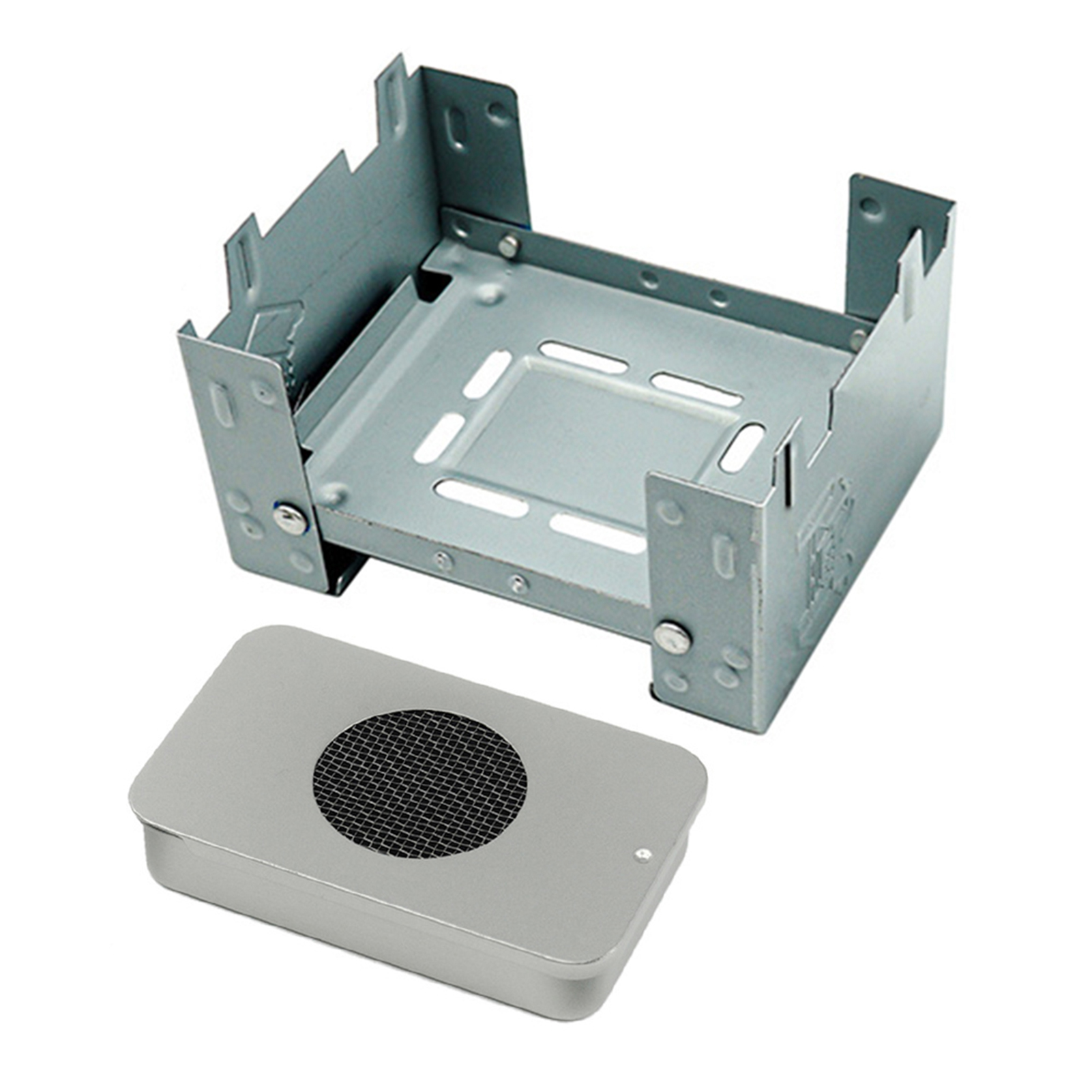 Outdoor Mini Stainless Steel Stove Grill Portable Alcohol Furnace Folding Grill Burning Stove For Camping Picnic