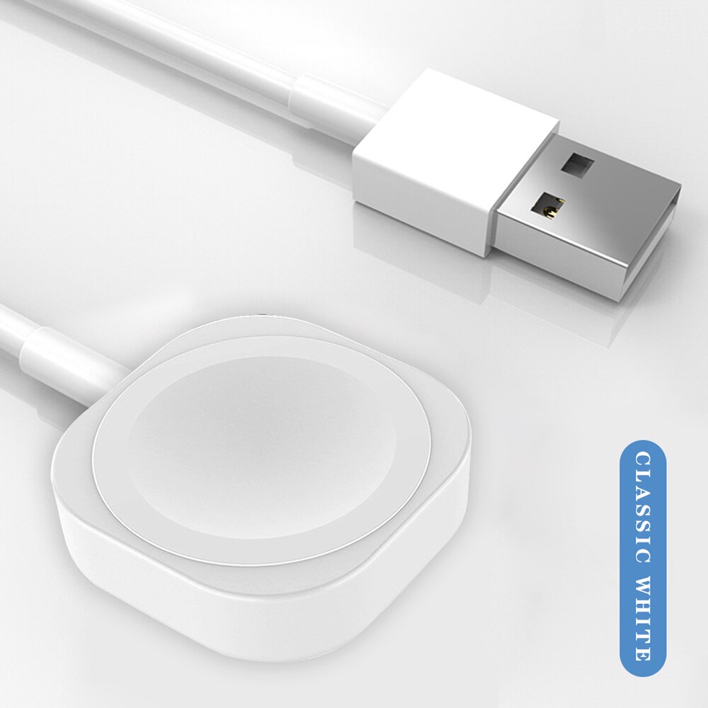 Draagbare Magnetische Snelle Oplader Compatibel Voor Apple Horloge 6 5 4 Se 3 2 Smart Iwatch Draadloze Opladen Usb Charger accessoires: Default Title