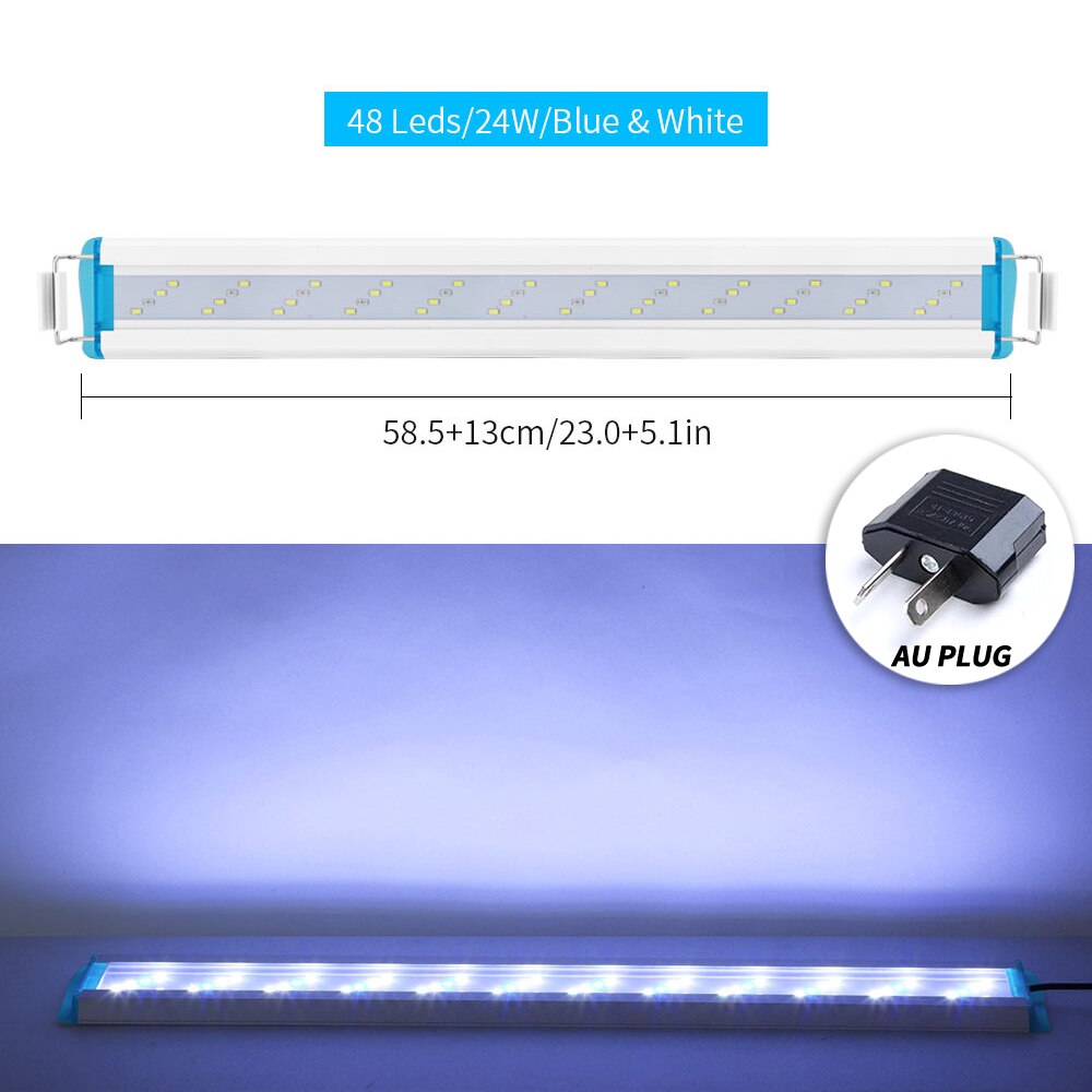 Super Slim LEDs Aquarium Lights Clip-on LED Plants Grow Light Aquatic Freshwater Lamps Waterproof Lamp For Fish Tanks 18-71CM