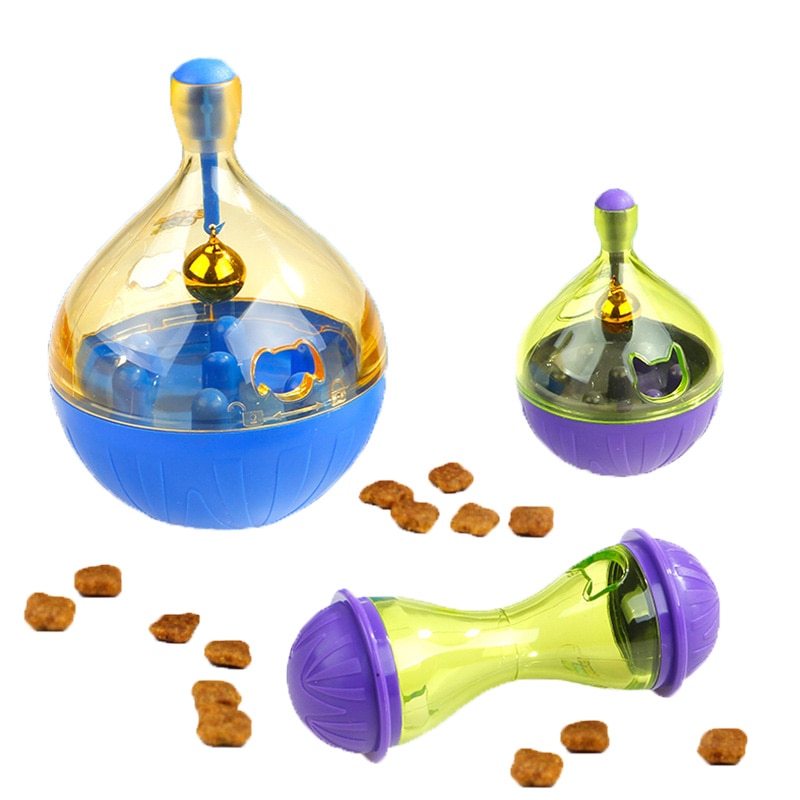 Pet Training Exercise Tumbler Leakage Food Smarter Interactive IQ Treat Ball Fun Bowl Toy Feeder Goods For Pets Products