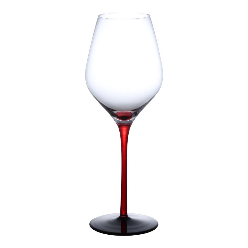 Verre à vin à fond plat en cristal sans plomb, fait à la main, couleur créative, verres à boisson, de mariage