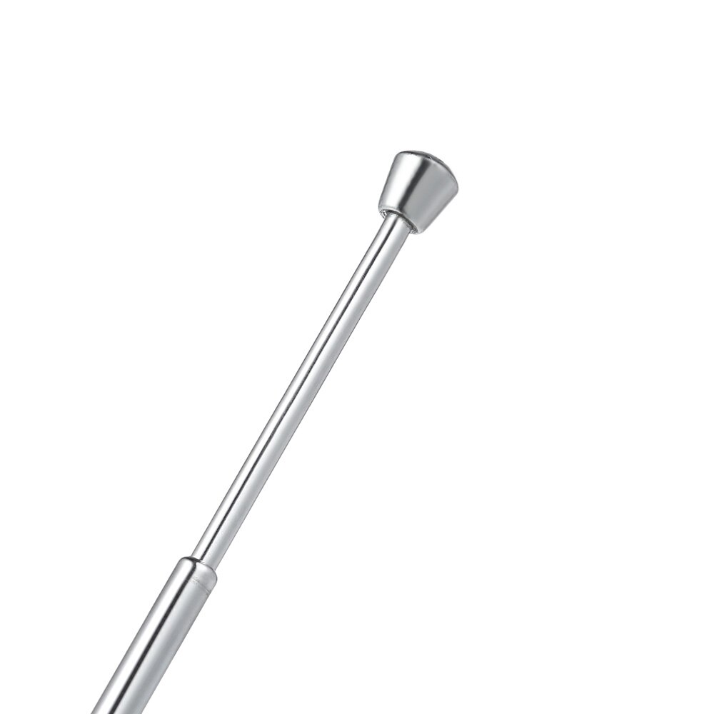 Teleskopisk fm radio antenne 4 sektioner forkromning kobber antenne 360 graders drejelig