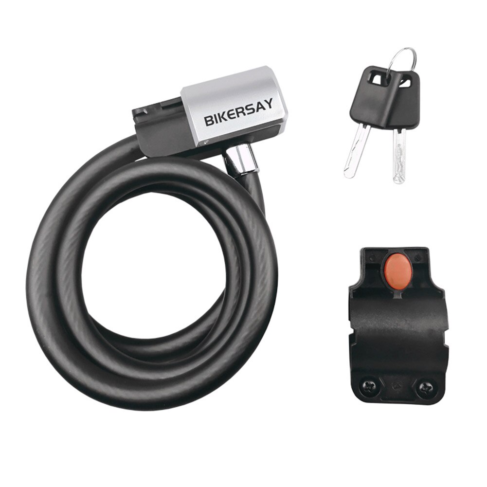 2m Universal Anti-Theft Bicycle Lock Cable Motorcycle Cycling MTB Bike Security Steel Chain Lock Equipment with Keys