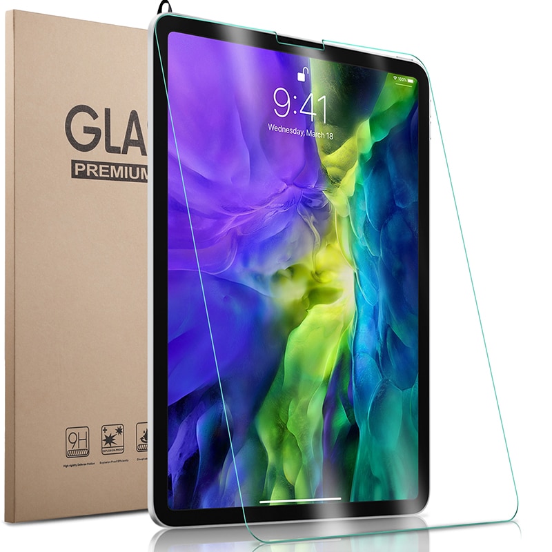 Tablet Screen Protector Film Tempered Glass For iPad Pro 11 inch Full Covered Front Protect Glass For iPad Pro 11" 12.9"