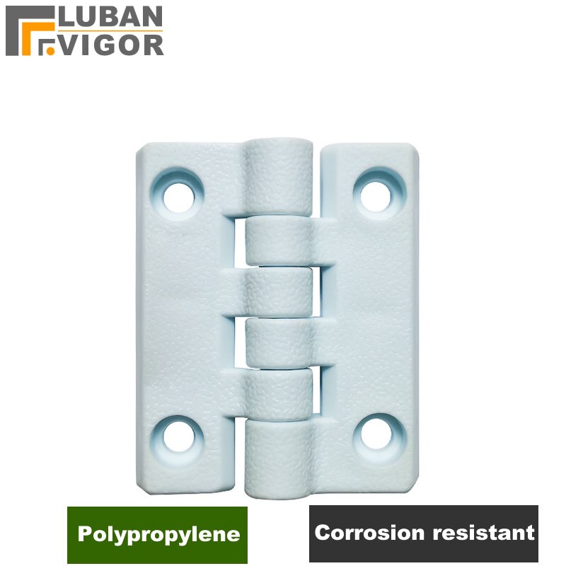 Polypropyleen/PP kast scharnier Zuur en alkali bestendig Corrosie bescherming Deur scharnier, Laboratorium accessoires