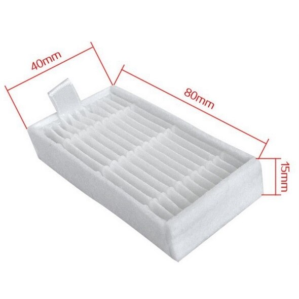 Stofzuiger Accessoire Pack 10 Stuks Hepa Filter Voor Panda X500, Gutrend JOY90/FUN110, ecovacs CR120/CEN540 Hepa Filter