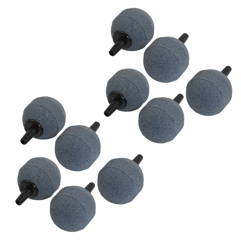 Piedra para hacer burbujas, 10 piezas, color gris, 25Mm de diámetro: Default Title