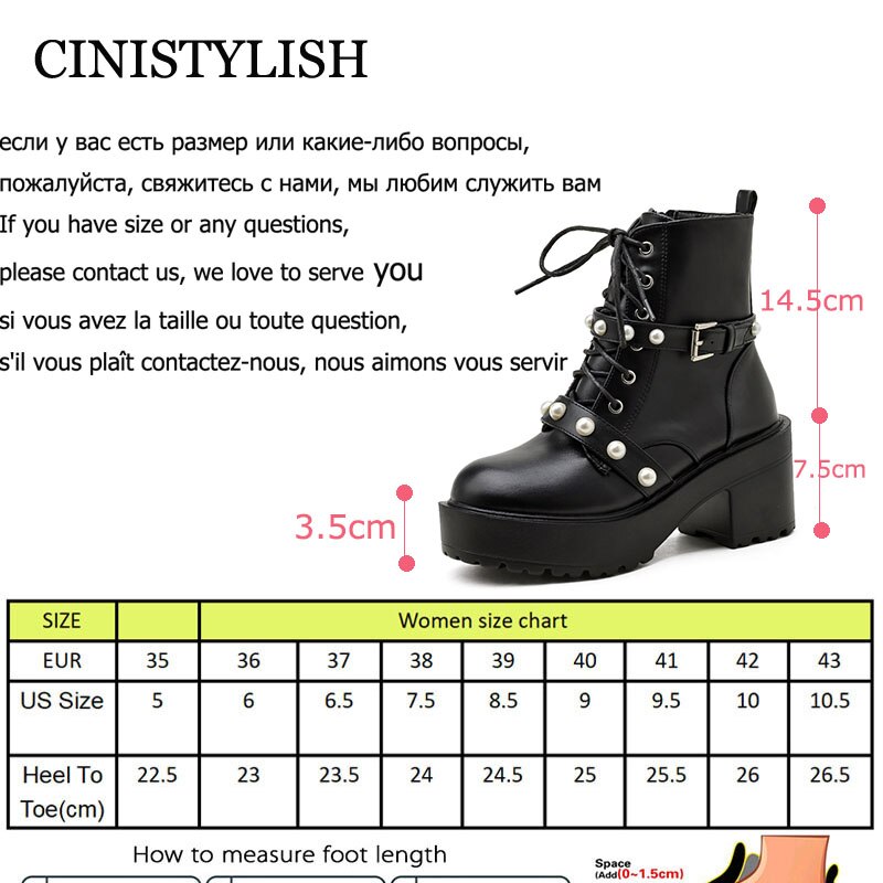 Zapatos góticos de demonio con hebilla de perla para mujer, botines de estilo gótico con plataforma Punk, botas con cordones,