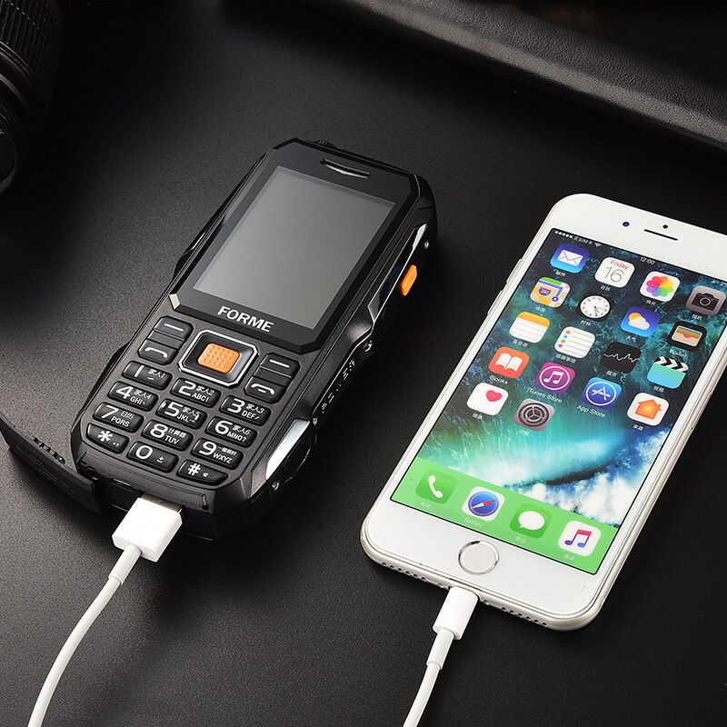 Power bank mobile phoneforme  d111 støvtæt stødsikker live bevis mobiltelefoner bedre end sten  v3 v3s no .1 a9 til smart telefon