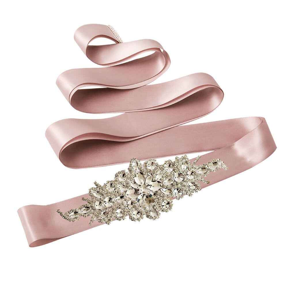 Trixy  s01 prachtige strass-steentjes riem bruidsriem diamanten trouwjurk riem kristallen bruidssjerp voor trouwjurk accessoires: Antieke vitrine