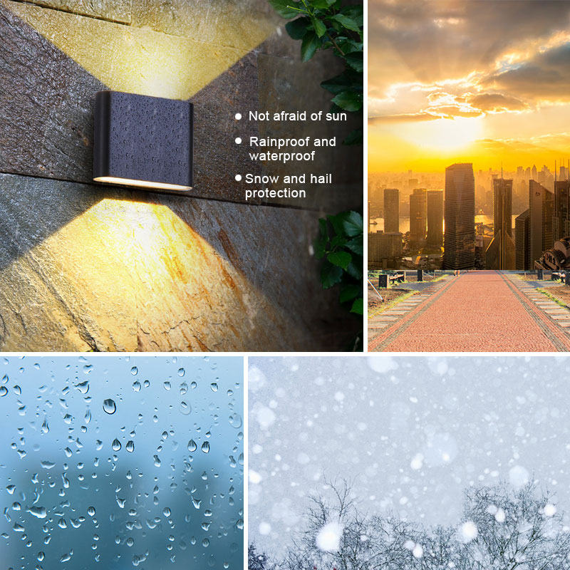 Waterdichte buitenwandlamp LED moderne verlichtingsarmaturen Minimalistische binnen-buiten slaapkamer balkon veranda tuin deco wandlamp