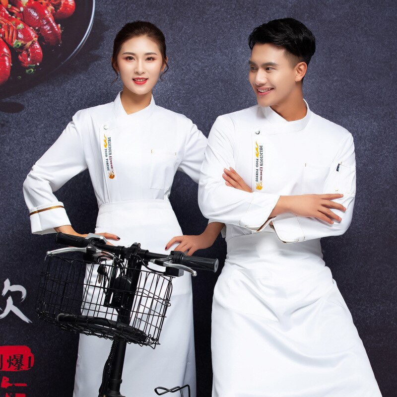 Chef Uniform Long-sleeved Qiu Dong Outfit Hotel Baking Cake Shop West Overalls Summer Bakers Dessert Teacher
