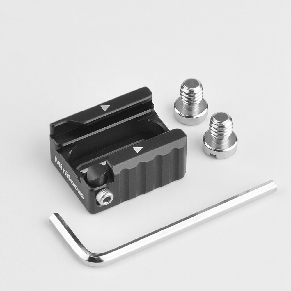 Base de montagem de sapato para câmera, adaptador gaiola de sapata quente de 1/4 &quot;para adicionar microfone/luz de preenchimento/monitor/gravação de vídeo flash