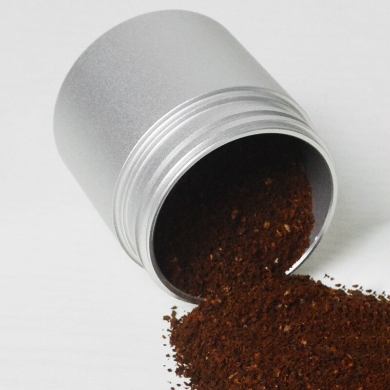 Roestvrij Staal Draagbare Handkoffiemolen Reizen Draagbare Hand-Wassen Italiaanse Koffiemolen Zilverachtige