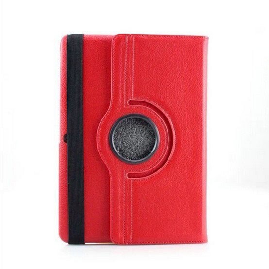 Case For Samsung Galaxy Tab Pro 10.1 SM-T520 T521 T525 Tablet PU Leather Cover For Samsung Note Edition 10.1 P600 P605 Case: Red