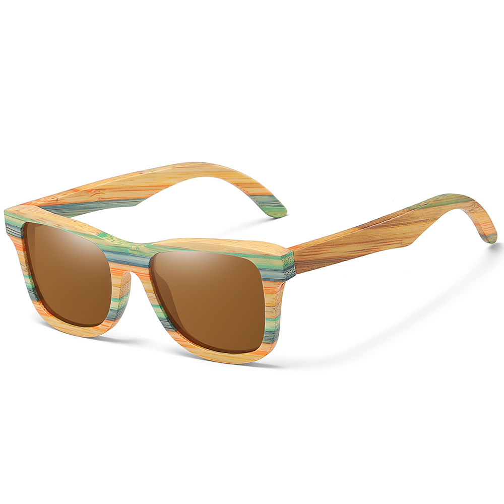 GM Sonnenbrille aus natürlichem Bambus und Holz, VIP-Handbuch, polarisierte Brille, Luxusmarke, , abbaubare Brille, Geschenkbox