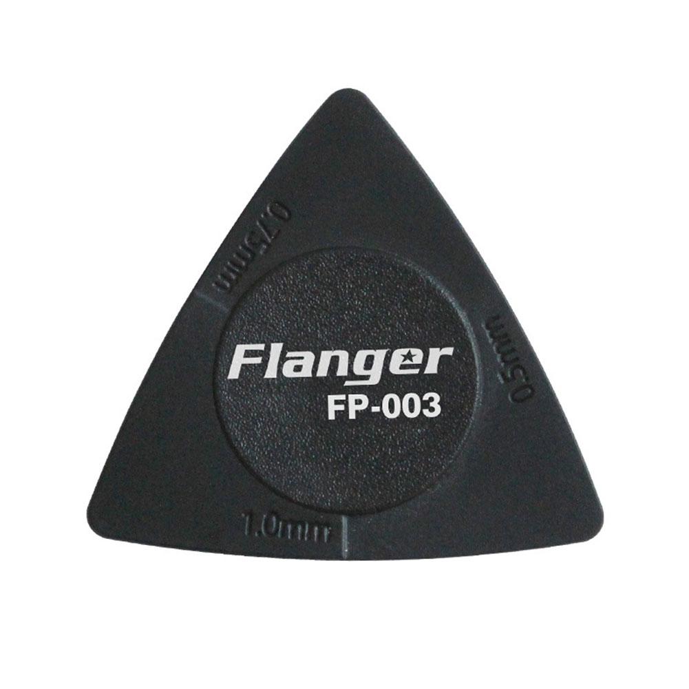 Flanger 1 Pcs Plectrums Driehoek Zwart Wit Plectrums Anti-Slip Stijl Abs Materiaal Picks Gitaar Accessoires