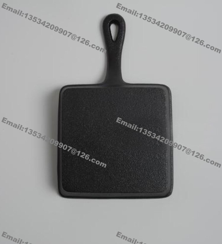 14.3x14.3cm Cast Iron Mini Square Skillet Frying Pan