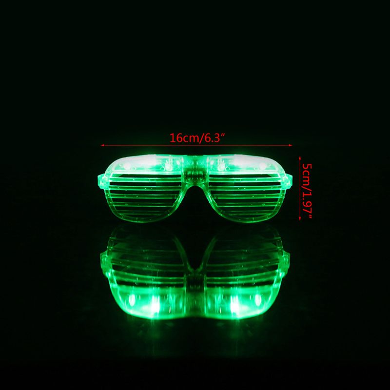 40 Pack LED Party Light Up Glasses, 6 Colors Light Up Shutter Shades Glow in The