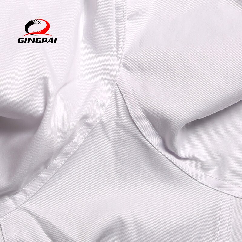 White colla Taekwondo Uniform Traditional white suite for kids adult student Tae kwon do dobok WTF approve V-Neck Uniforms