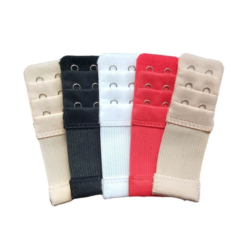 [2 fibbie] estensore reggiseno in cotone con fibbia estensione cintura elastica accessori reggiseno più lungo 0302