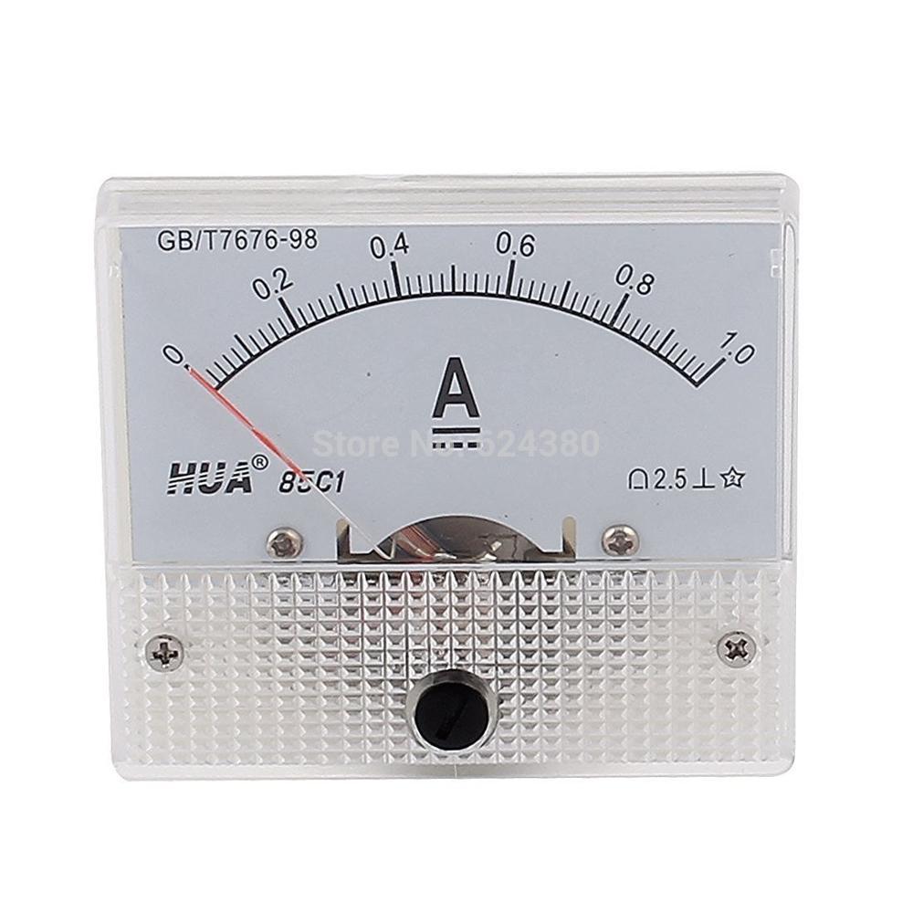 Pointer DC Amperometer DC 1A 2A 3A 5A 10A 20A 30A Analog Panel Current Meter Ammeter Gauge 85C1 0-10A