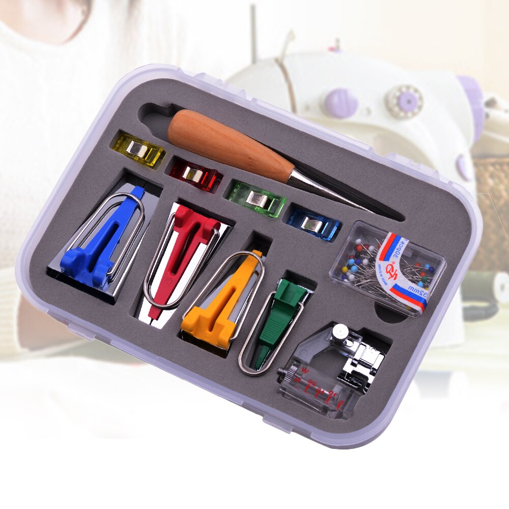 Machine Tools Binding Sew Multifunction Sewing Bias Tape Maker Set DIY Patchwork Quilting Tool Sewing Machine Set