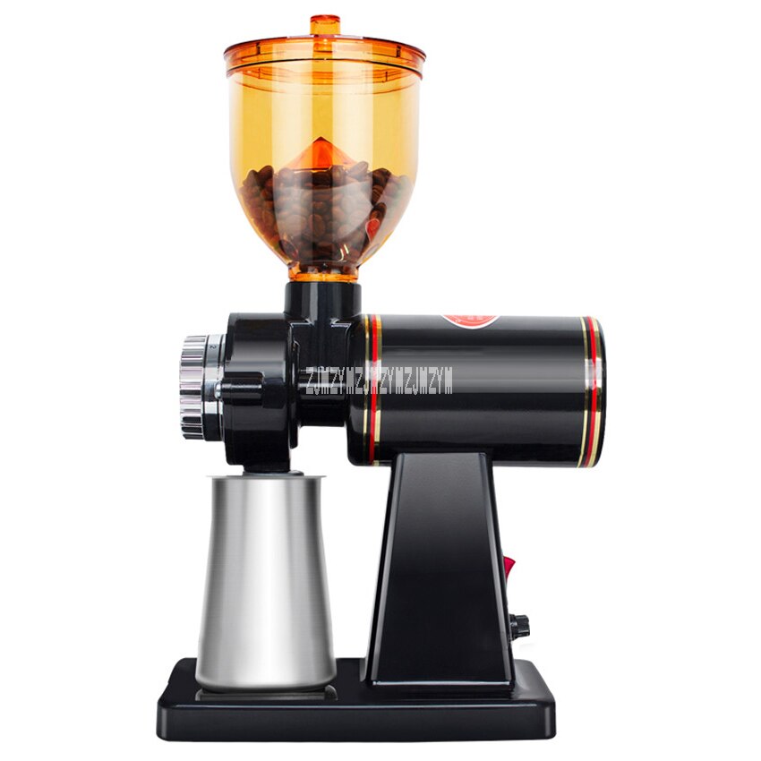 600N Electric Coffee Grinding Machine 200W Commercial Coffee Mill Bean Machine Household Coffee Grinding Bean 110V/220V: black / 110V