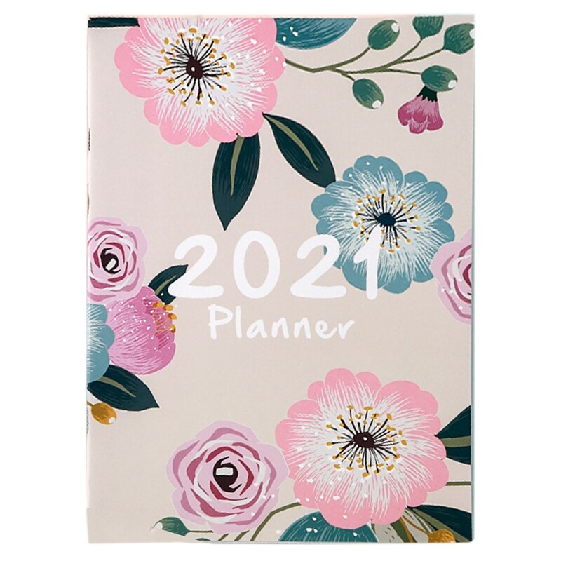 Agenda Planner Organizer A4 Notebook Journal Monthly Daily Planner School 090F: BG