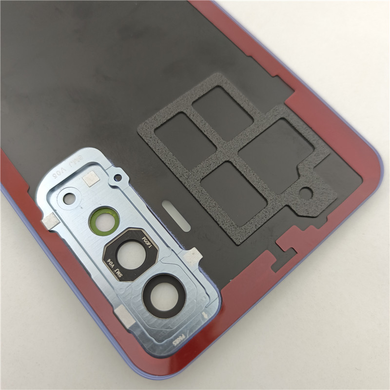 Original For Vivo X50 5G Back Battery Cover Rear Housing Door Glass Case With Camera Lens For Vivo X50 Battery Cover