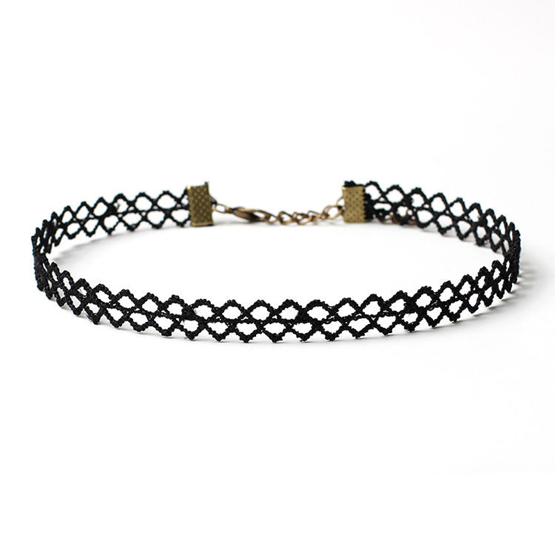 Koreaanse Mode Fluwelen Choker Ketting Voor Vrouwen Vintage Sexy Kant Ketting Met Hangers Gothic Meisje Hals Sieraden Accessoires