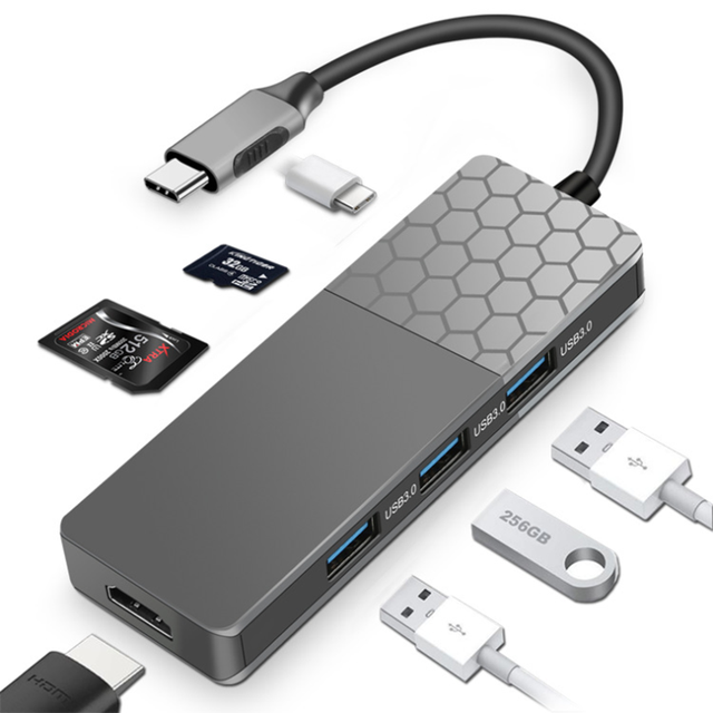 Multifunctionele Usb Hub Met Type C Connector 7 In... – Vicedeal