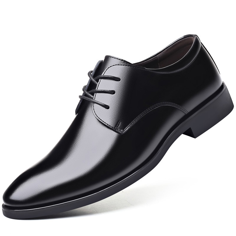 Luxe zakelijke oxford leren schoenen voor heren, ademend rubber, formele kledingschoenen voor heren, kantoorschoenen, bruiloftsschoenen, mocassins voor heren.