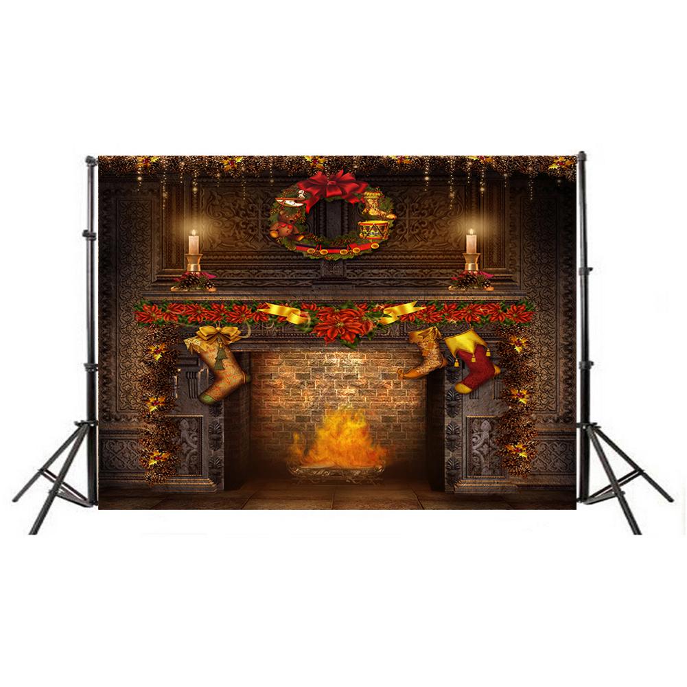 Kerst Fotografische Art Doek Achtergrond Muur Studio Prop Familie Decor Kerst Decoratie Art Pictures Voor Woonkamer Muur