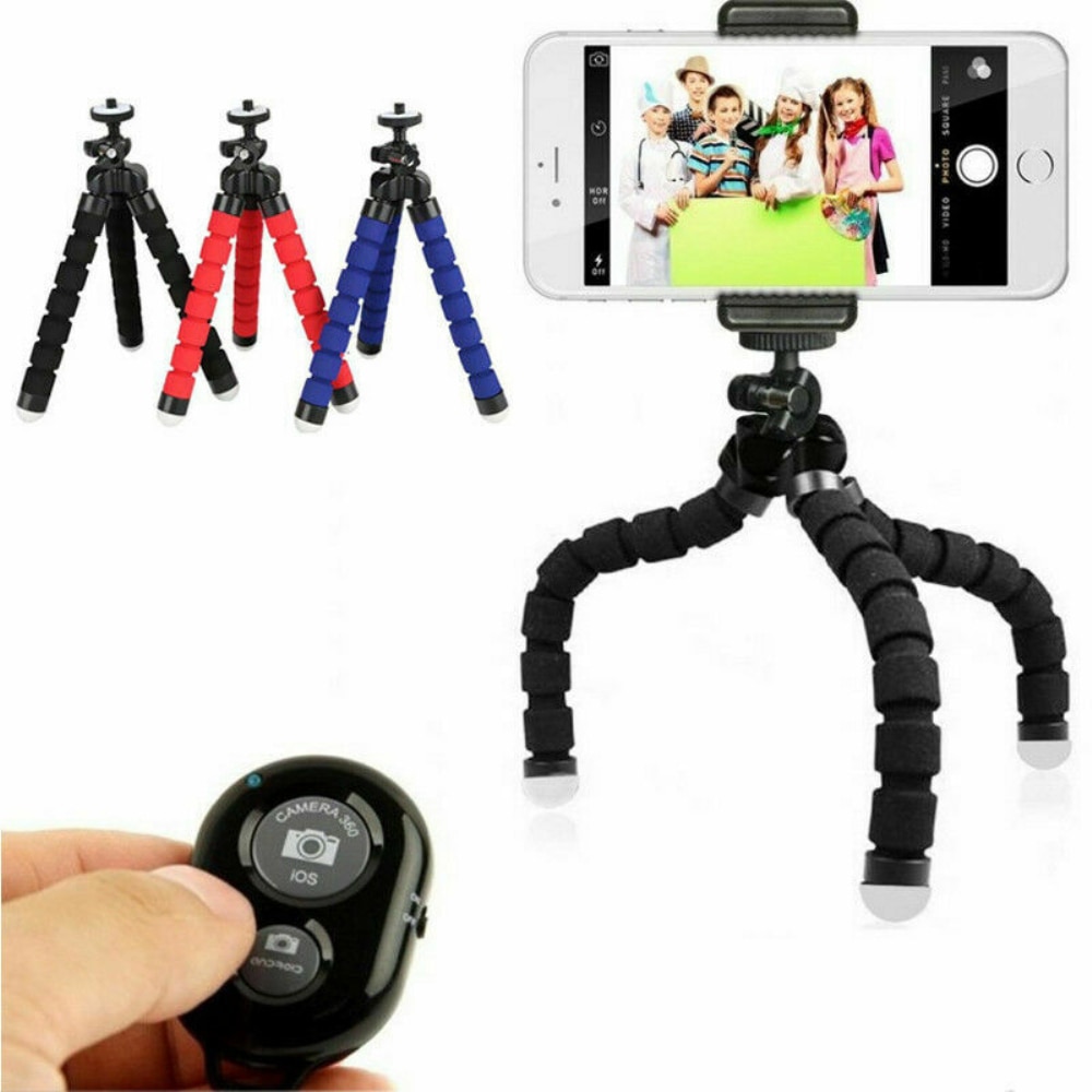 Flexible Octopus Mobile Phone Holder Tripod Stand For Smartphone Camera Bracket Bluetooth Remote Selfie Expanding Stand Mount