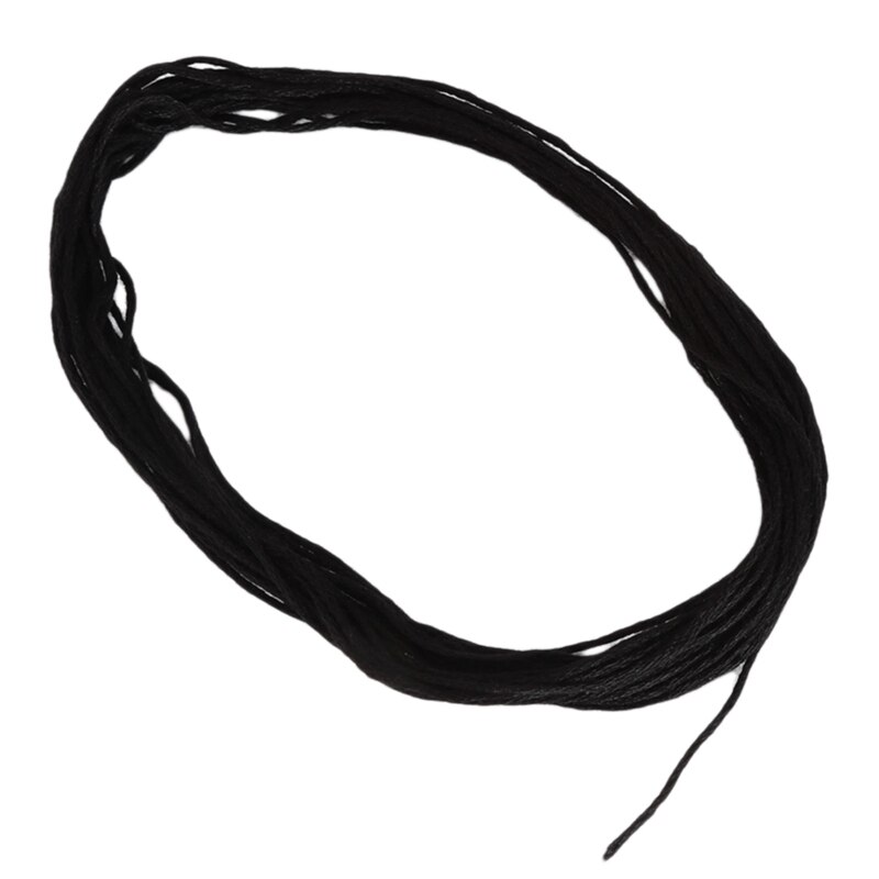 Black And White Cross Stitch Thread Embroidery Floss Skeins Black Color Hand Sewing Threads DIY Craft Needlework