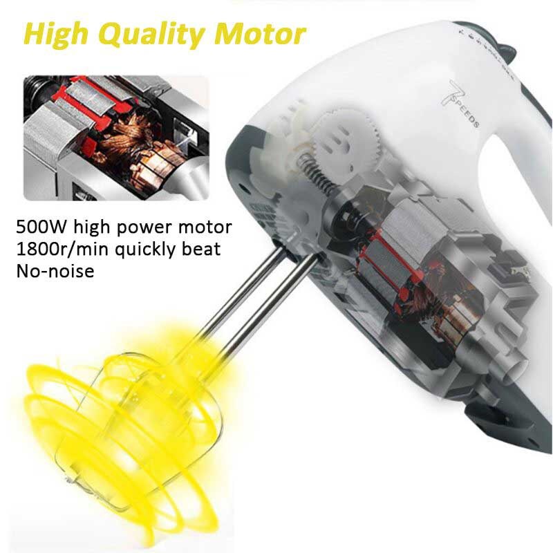 180W 220V 7-prędkości ciasta mikser ręczny żywności mikser wielofunkcyjny ręczny robot kuchenny automatyczne elektryczne mikser kuchenny narzędzie
