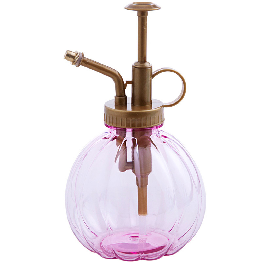 350ml retro vandkande blomst antik plast glas bronze stil planter brusebad håndværk dåser flaske små haveværktøj: Lilla