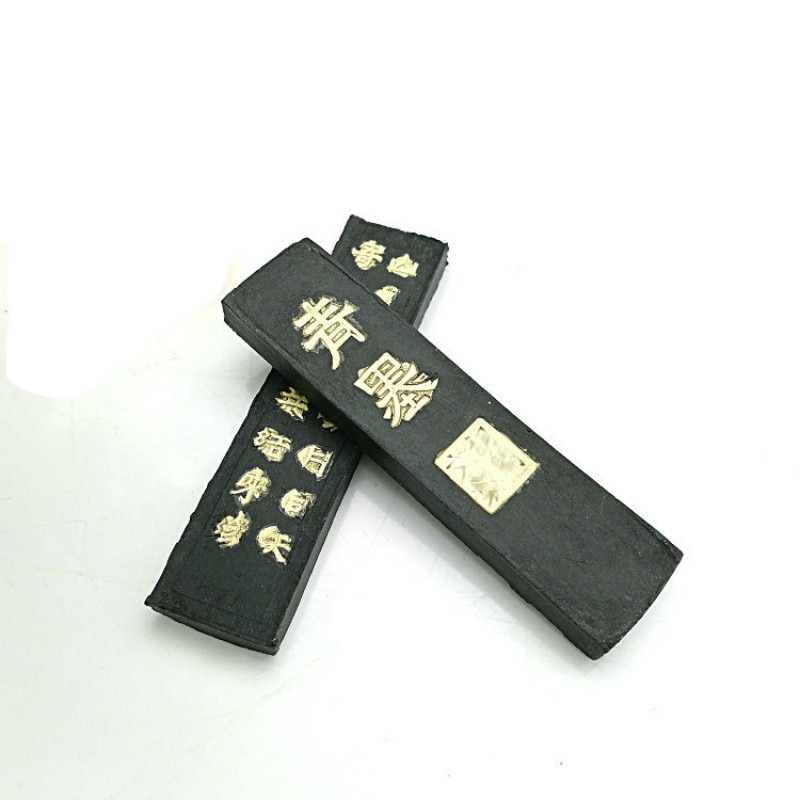 Tinta China Solid Pine Soot Ink Stick Calligraphy Inkstick Chinese Painting Ink Block Writing Grinding Inker Inkstone Sumi Ink