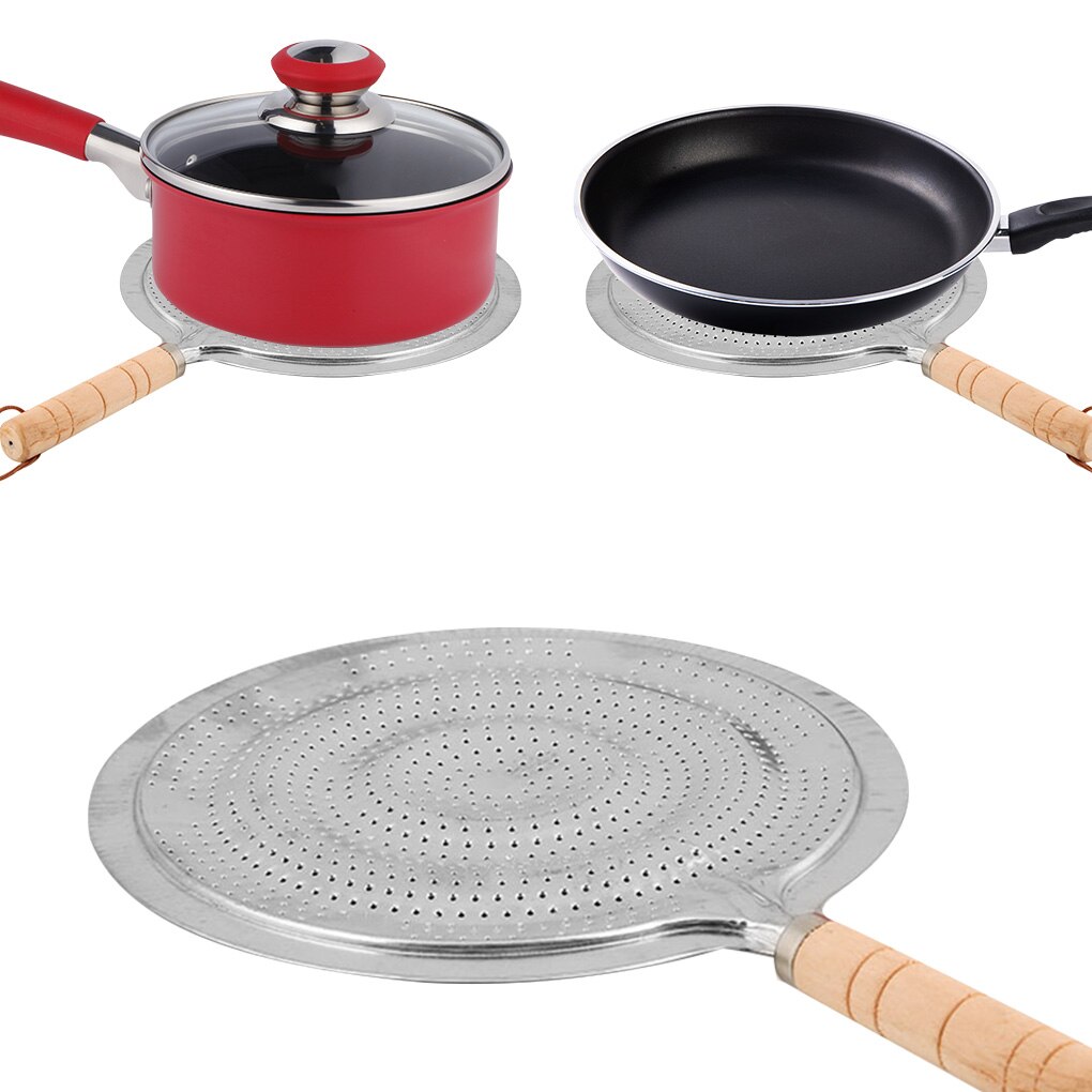 21Cm Ronde Warmte Diffuser Met Houten Handvat Koff... – Grandado