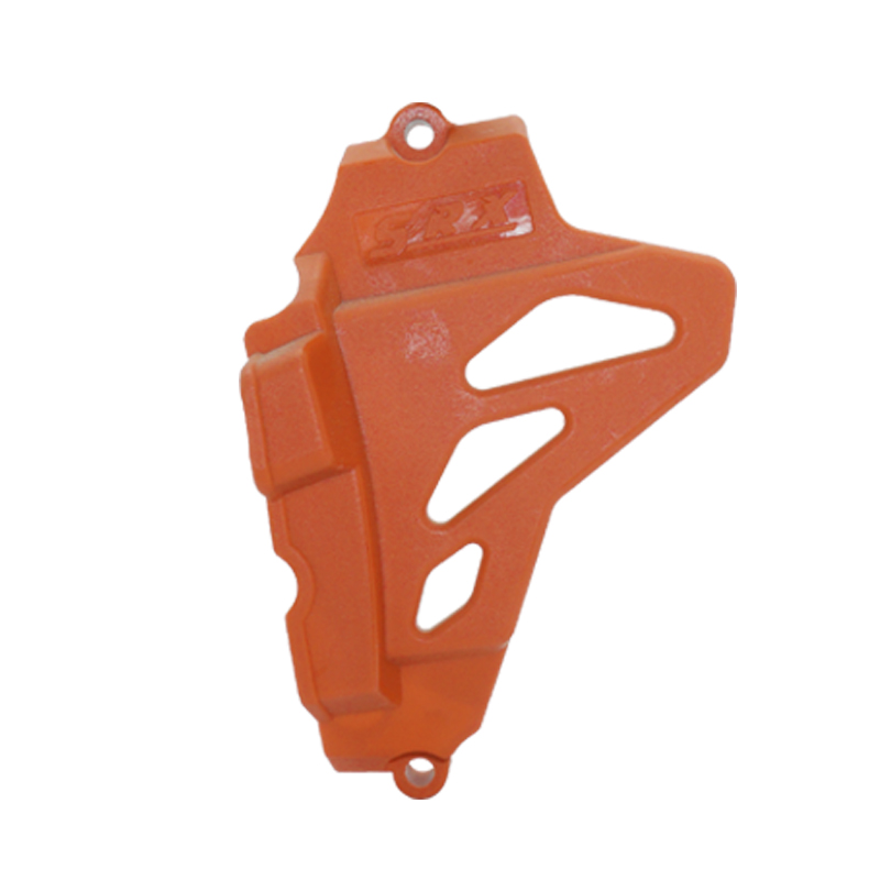 Protector de cubierta de piñón de motor pequeño para Zongshen ZS166FMM CB250D-G CQR KAYO T4, rendimiento de motocicleta todoterreno: Naranja