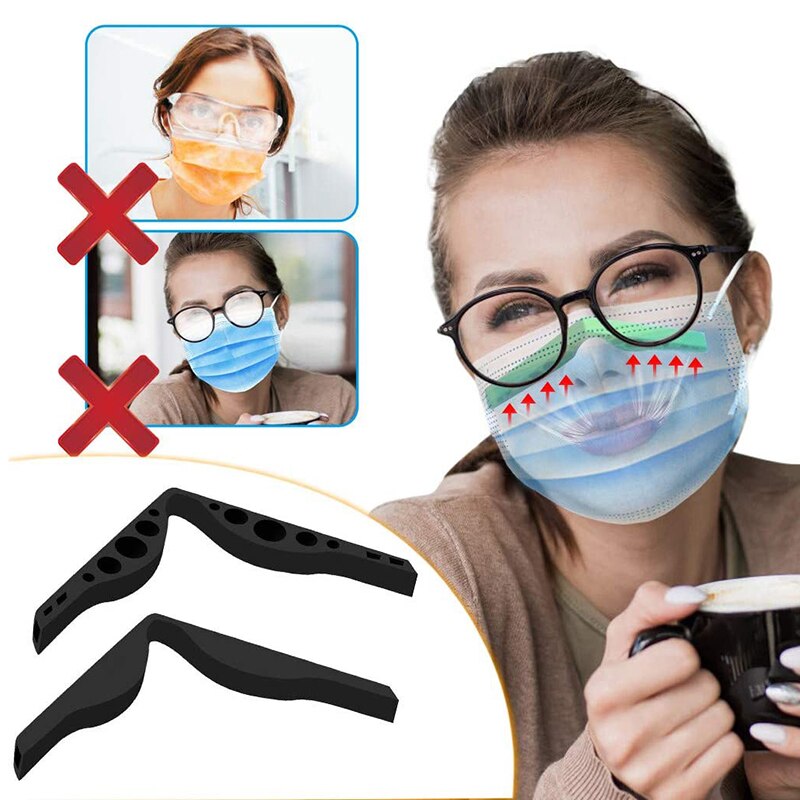 Pince-nez Anti-buée Mas k pince-nez Anti-buée Mas k dirige l'air sur le côté de votre couverture plus de lunettes brumeuses pince-nez