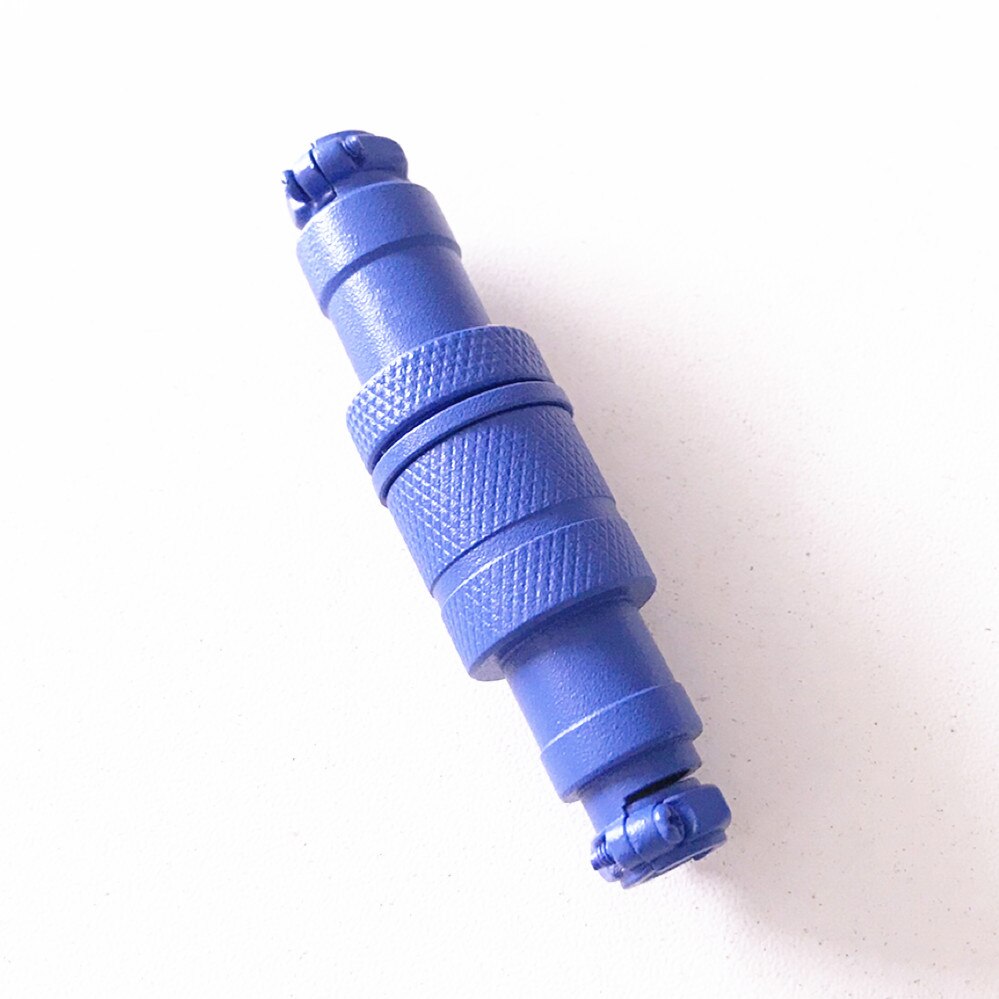 Colorful Matt Cyan Dark Gold Red Black GX16 Aviator Socket Docking 4 Core 4Pin Male&amp;Female for Keyboard Coiled USB Type C Cable: MattGX16 Blue