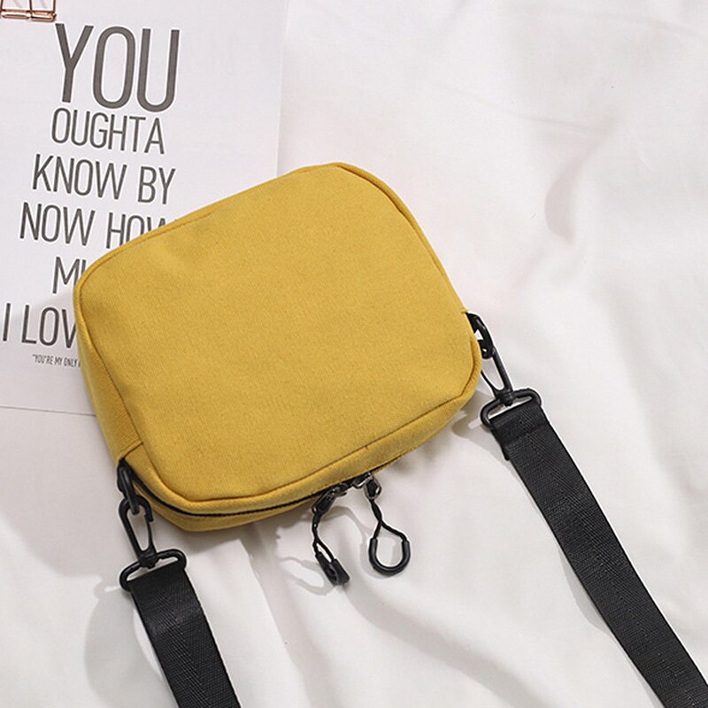 Korean Mini Student Bag Cell Phone Bags Simple Mini Crossbody Bags Casual Ladies Flap Shoulder Bag Girls Messenger Bag