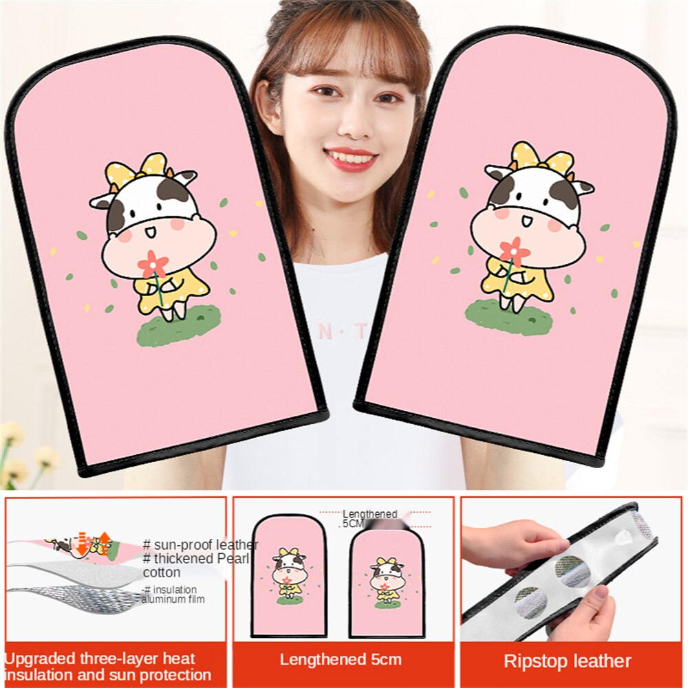 Couverture de guidon de moto, protection solaire, batterie étanche et résistante aux UV, gants de protection solaire pour véhicule électrique: style 9