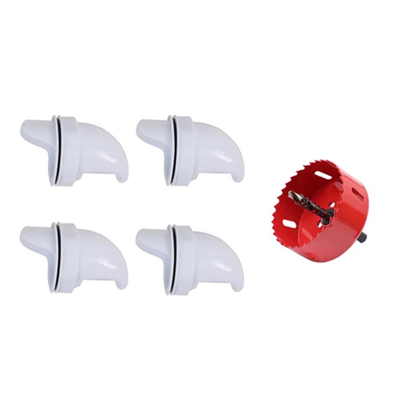 Automatische zwaartekracht kippenvoeder DIY regendicht pluimveevoeder poort verminderen morsen voedsel boerderij kip eend voedsel controller gereedschap: Rood