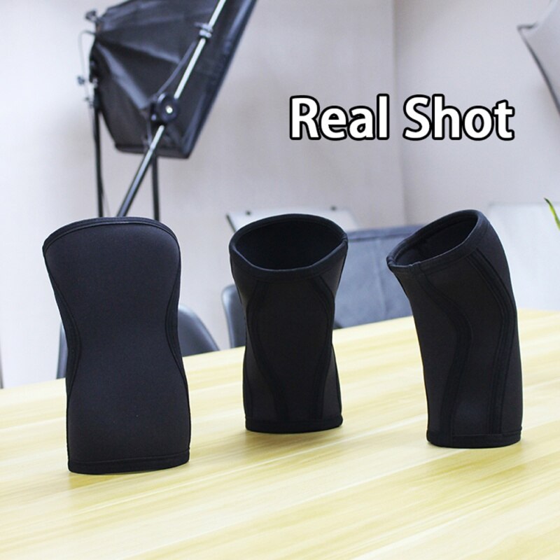 Genouillères en néoprène pour haltérophilie, Support épais de 7mm