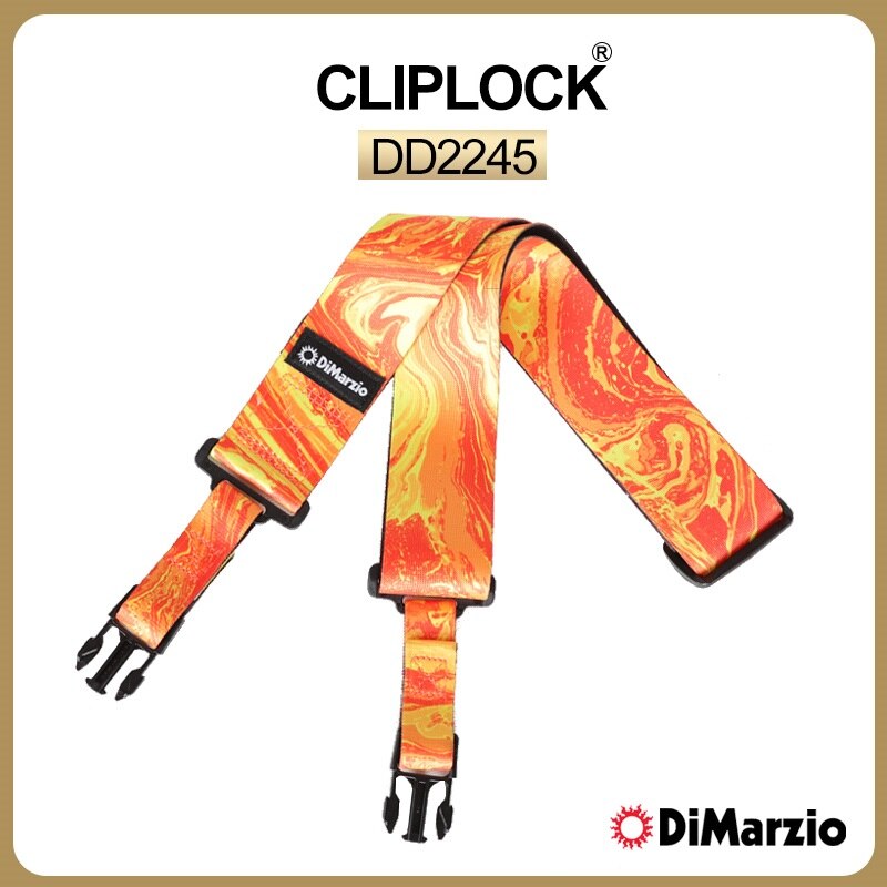 Dimarzio Steve Va Signature Gitarre Strap, Erhältlich in Standard/Cliplock: DD2245 ClipLock